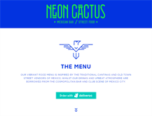 Tablet Screenshot of neoncactus.co.uk